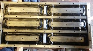 Magnetic table chuck rewind and encapsulation